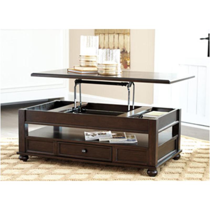 T934 9 Ashley Furniture Barilanni Lift Top Cocktail Table