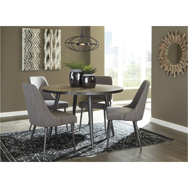 d605-15 ashley furniture coverty dining room round dining table