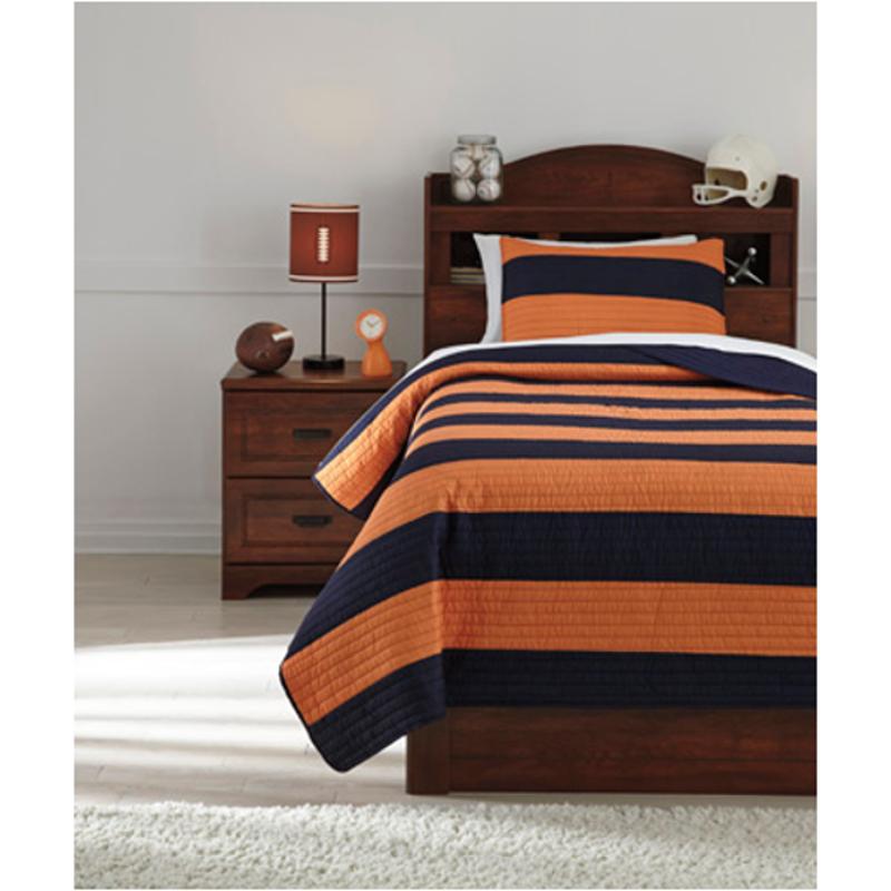 Q419001t Ashley Furniture Nixon Bedding Twin Coverlet Set