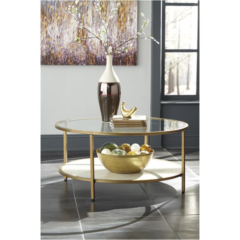 T294 8 Ashley Furniture Britzwald Round Tail Table