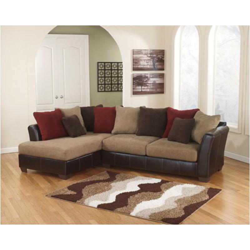 2840016 Ashley Furniture Sanya Mocha Laf Corner Chaise