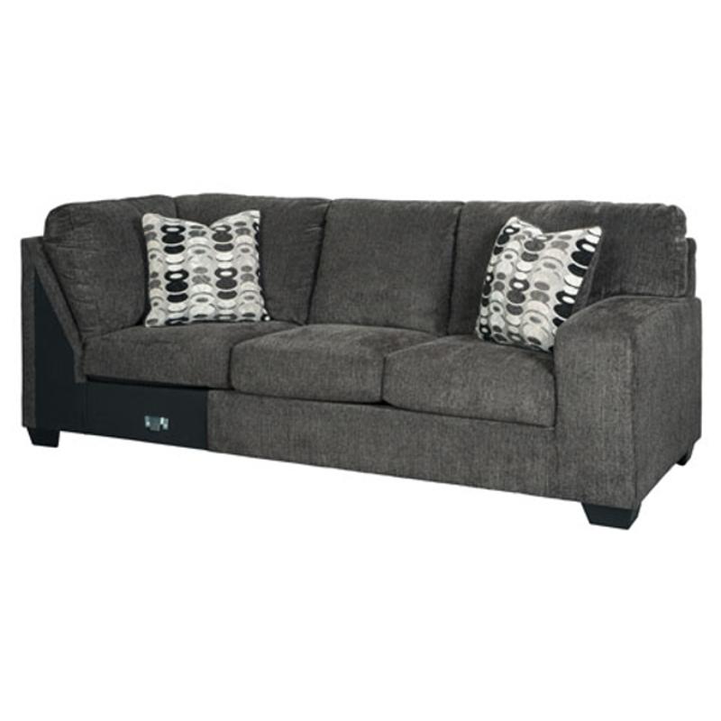 8070367 Ashley Furniture Ballinasloe Smoke Living Room Raf Sofa
