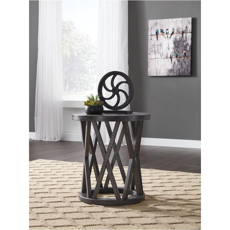 T711 6 Ashley Furniture Sharzane Round End Table