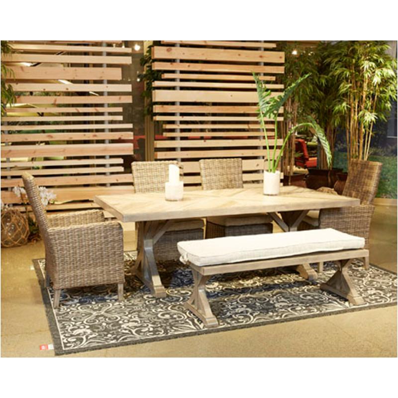 P791 665 Ashley Furniture Rectangular Bar Table With Fire Pit P791 665 Ashley Furniture Beachcroft Patio And Garden Accent Table