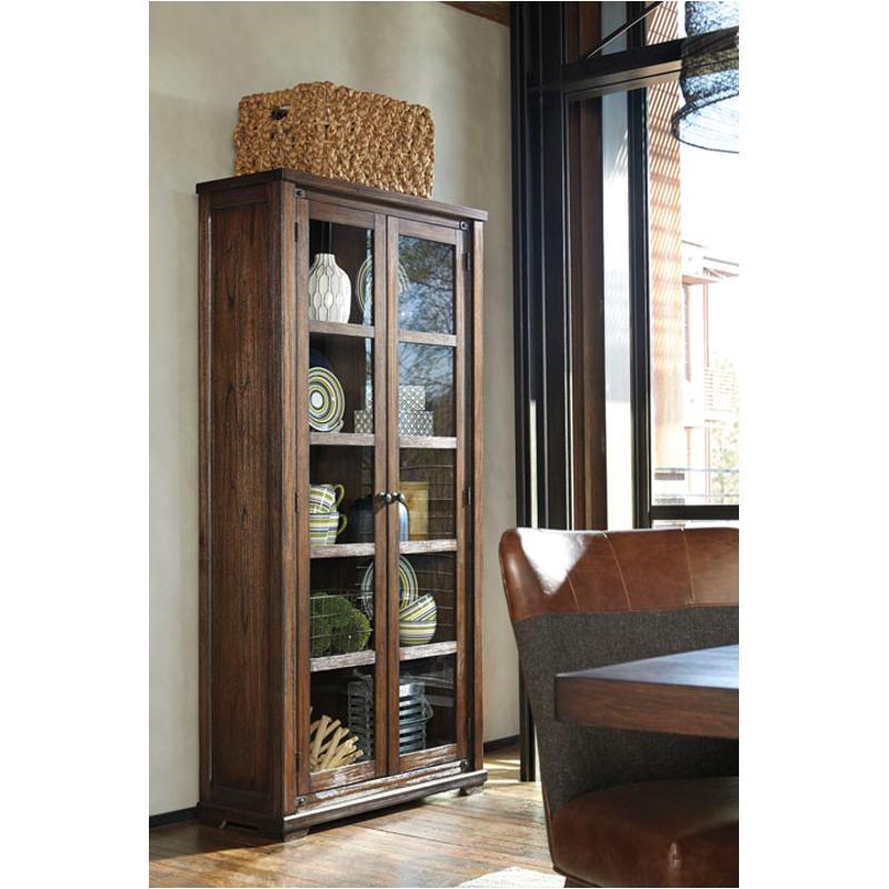 D670 70 Ashley Furniture Zenfield Charcoal Curio