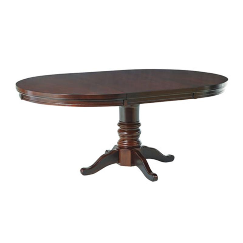 D697 50t Ashley Furniture Round Pedestal Extension Table