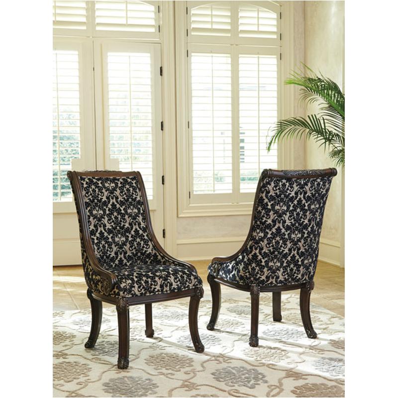 D780 02a Ashley Furniture Valraven Upholstered Arm Chair D780 02a Ashley Furniture Valraven Dining Room Chair