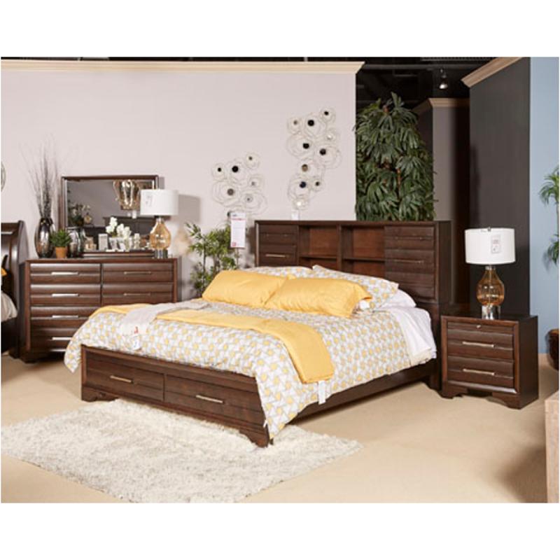 B609 82 Ashley Furniture Andriel King California King Storage Bed