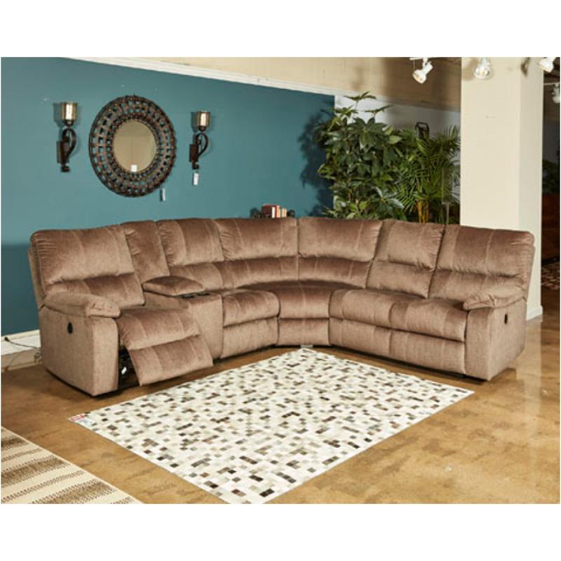 5720276 Ashley Furniture Urbino Mocha Sectional