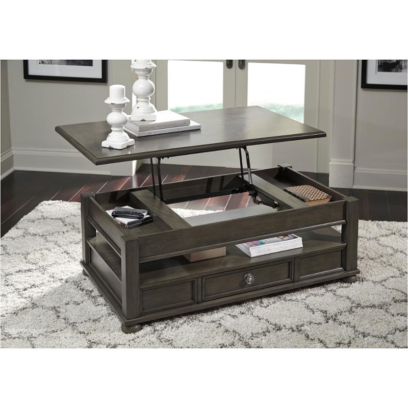 T534 9 Ashley Furniture Devenstead Lift Top Tail Table T534 9 Ashley Furniture Devenstead Lift Top Tail Table