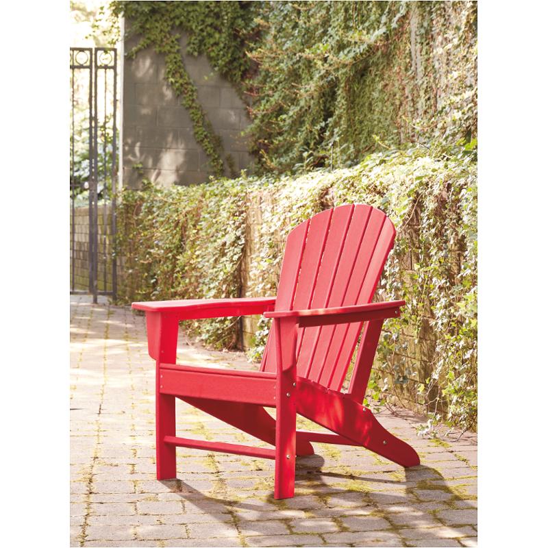 P013 898 Ashley Furniture Sundown Treasure Red Adirondack