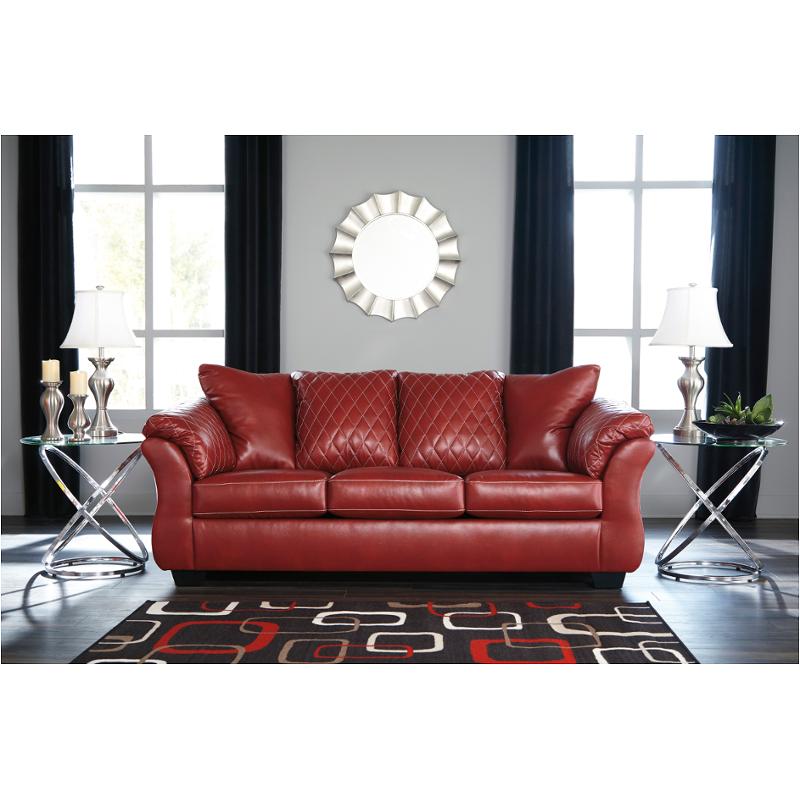 4050438 Ashley Furniture Betrillo Salsa Living Room Sofa Salsa Living Room Sofa, Ashley Red Leather Sleeper Sofa