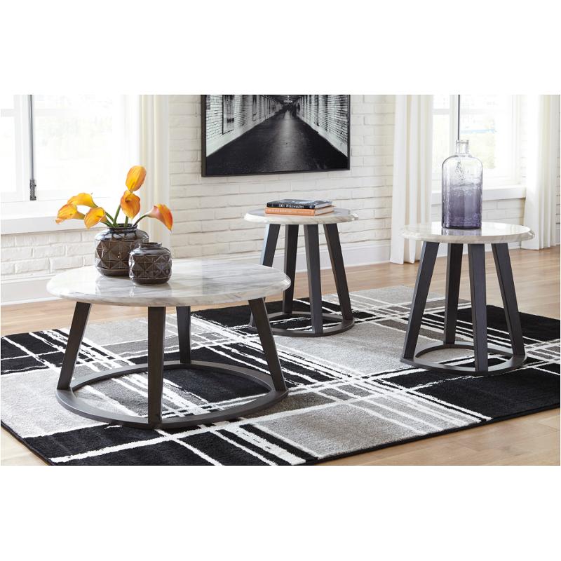 T41413 Ashley Furniture Luvoni Living Room Occasional Table Set