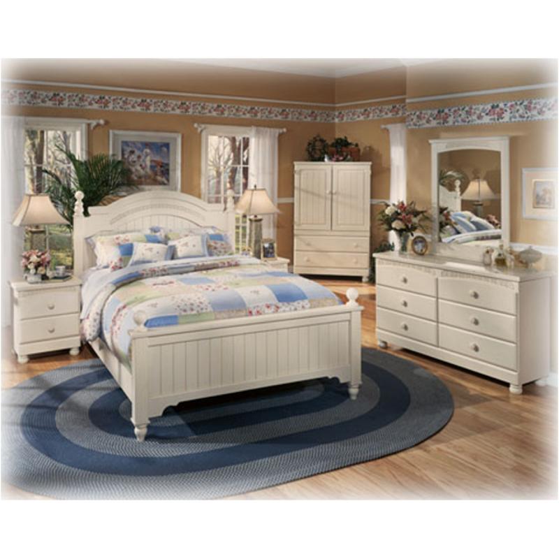 B213 57 Ashley Furniture Queen Full Poster Headboard