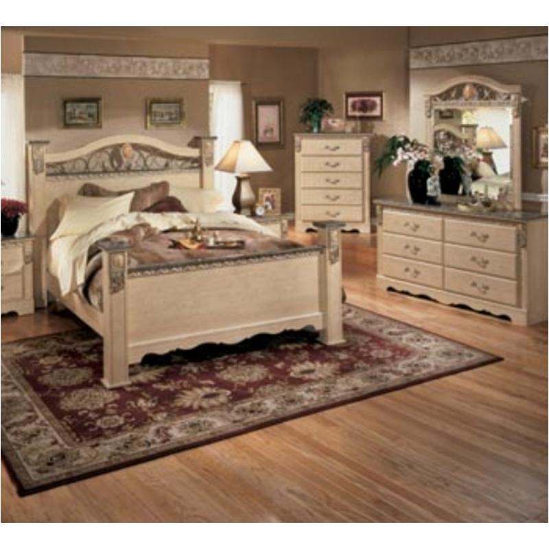 B290 71 Ashley Furniture Sanibel Queen King Poster Posts