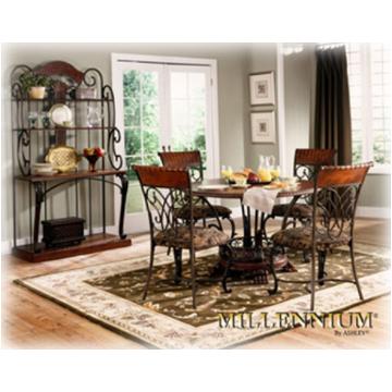 d445-04 ashley furniture st. lauret side chair rta brown finish d445-04 ashley furniture st. lauret side chair rta brown finish