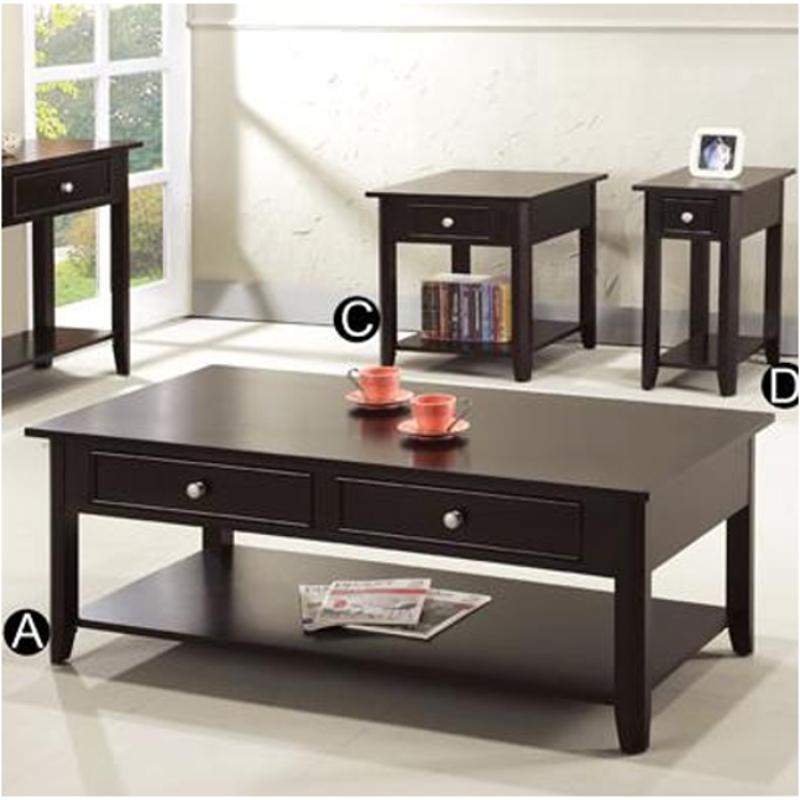 Am100c Winners Only Furniture Metro 53in Coffee Table Expresso