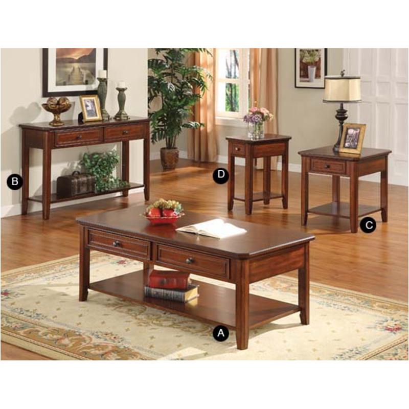Atc100sn Winners Only Furniture Topaz Cherry 53in Sofa Table