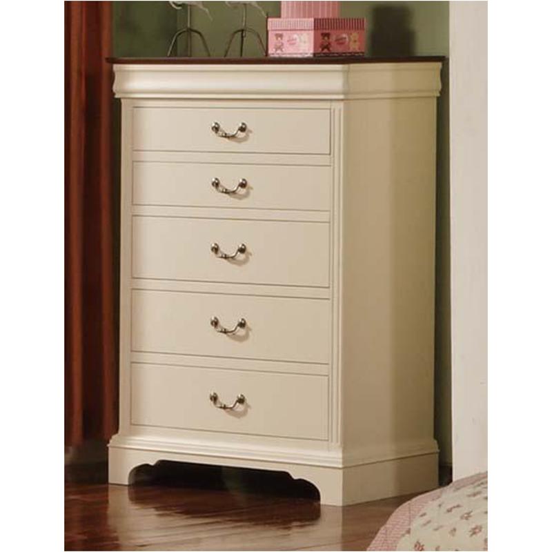 Brp1047 Winners Only Furniture Renaissance White 38in Chest Cherry