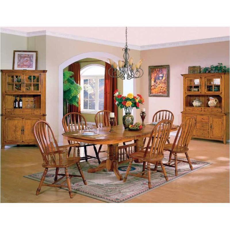 6010 03 T B E C I Furniture Solid Oak Table Scalloped Edge