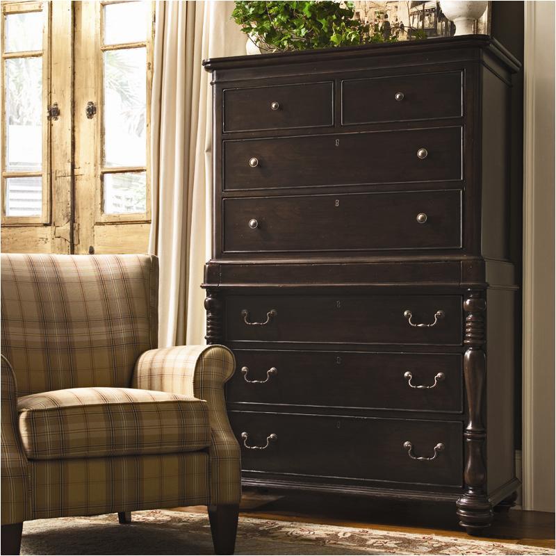 932150 Universal Furniture Paula Deen Home Tobacco Tall Chest Tobacco
