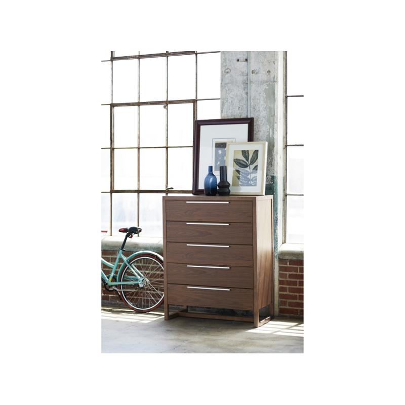 871150 Universal Furniture Spaces Walnut Drawer Chest