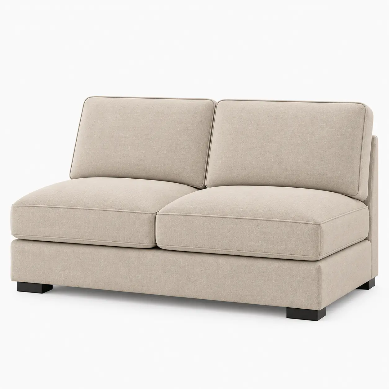 Armless Loveseat